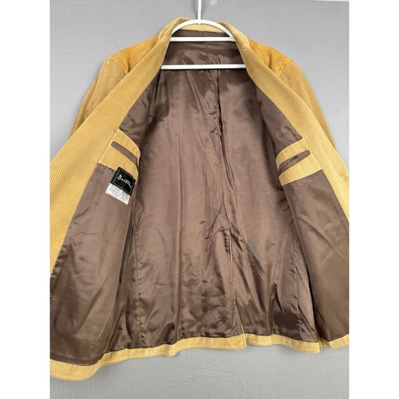 Vintage Brad Whitney Corduroy Sport Coat Mens 44 Suede Leather Western Jacket - Picture 2 of 11